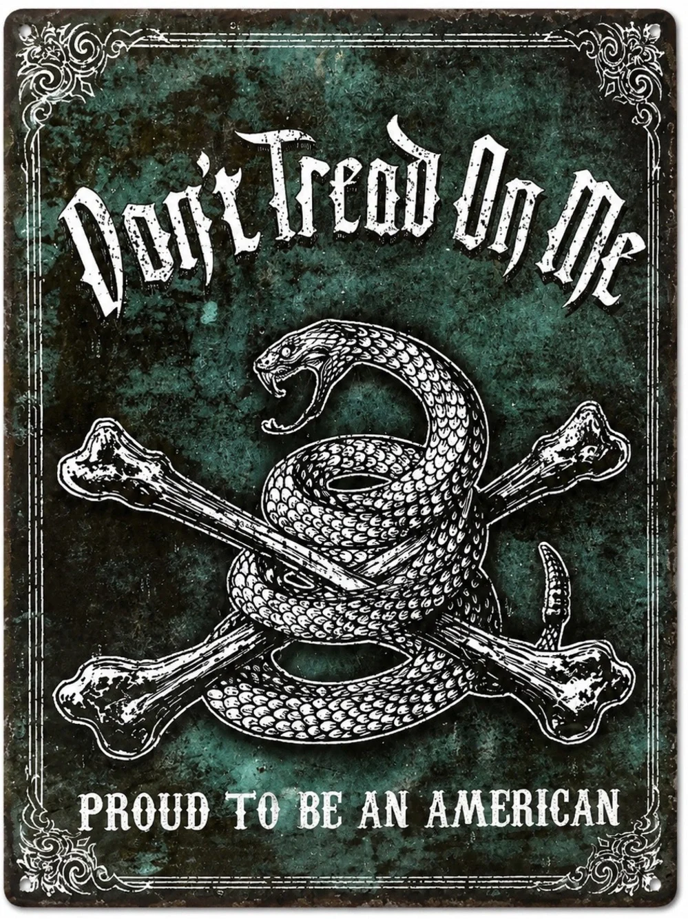 NEW Don’t Tread On Me Metal Sign